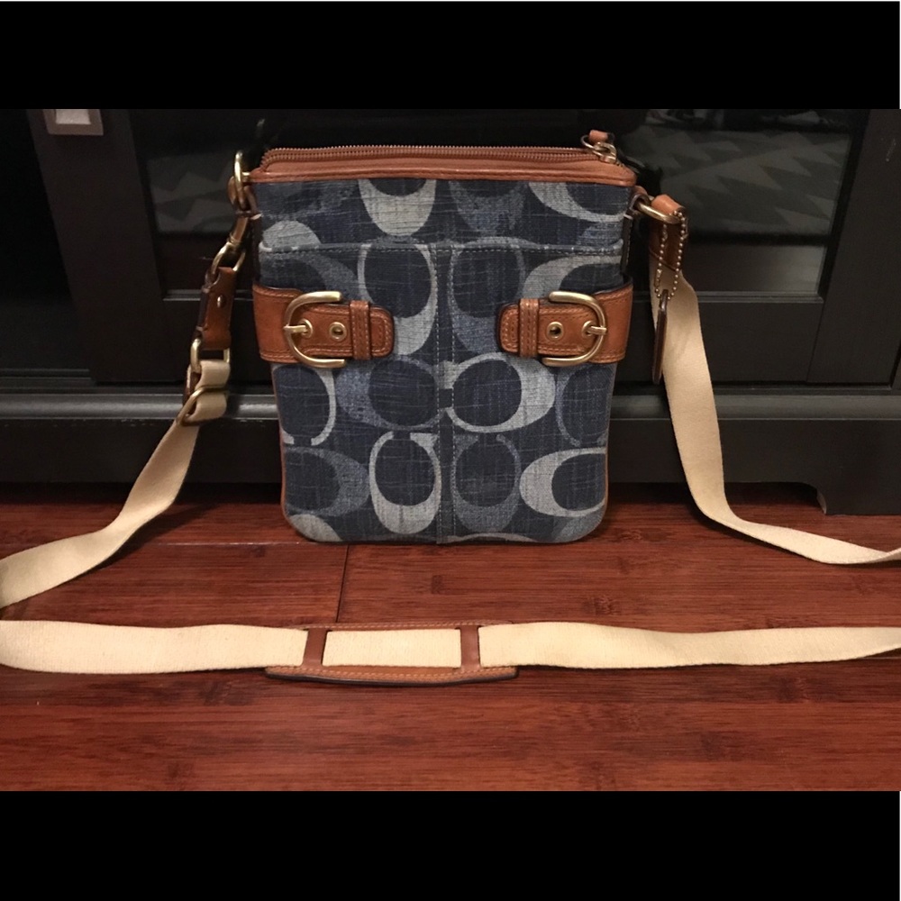 Jean signature Coach Crossbody